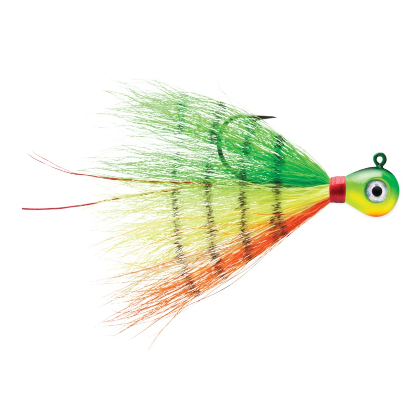 VMC Pro Series Bucktail Jigs 1/2oz - Firetiger -2pk