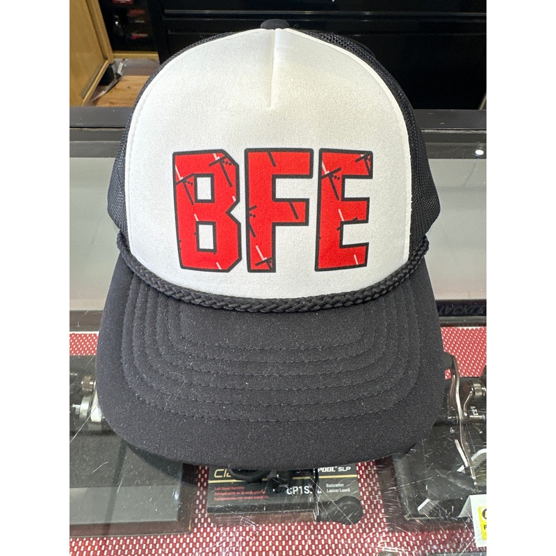 BFE Hat - White and Black