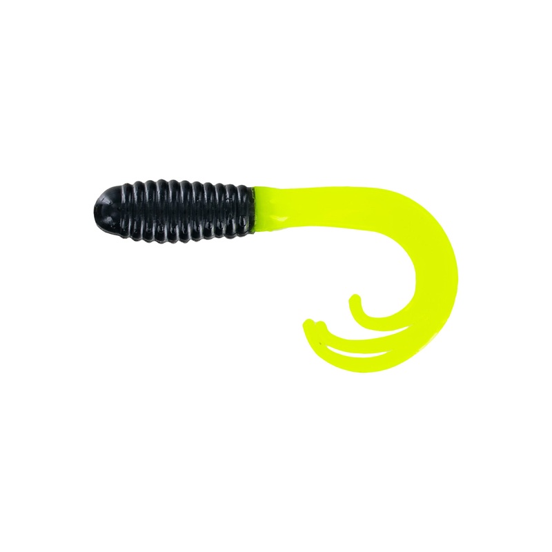 Big Bite Triple Tip Grub - Black Chart (10 pk)