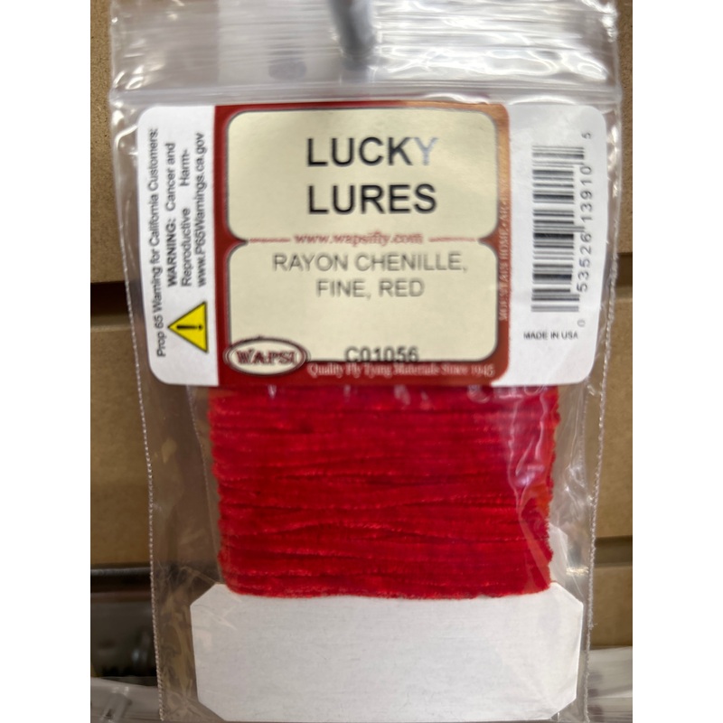 Wapsi Rayon Chenille Fine - Red