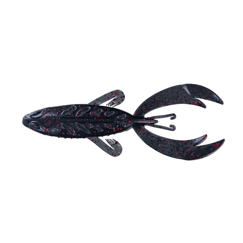 Big Bite 4" Rojas Fighting Frog - Black Neon
