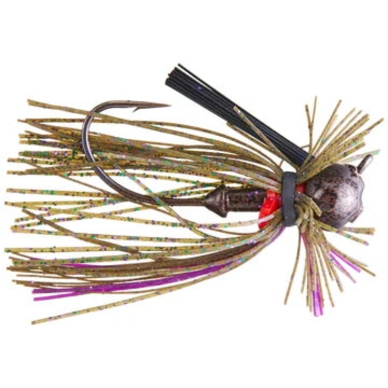 Jewel Heavy Cover Finesse Football Jig 3/8oz - Grn Pum Candy/Prpl Flash  2pk
