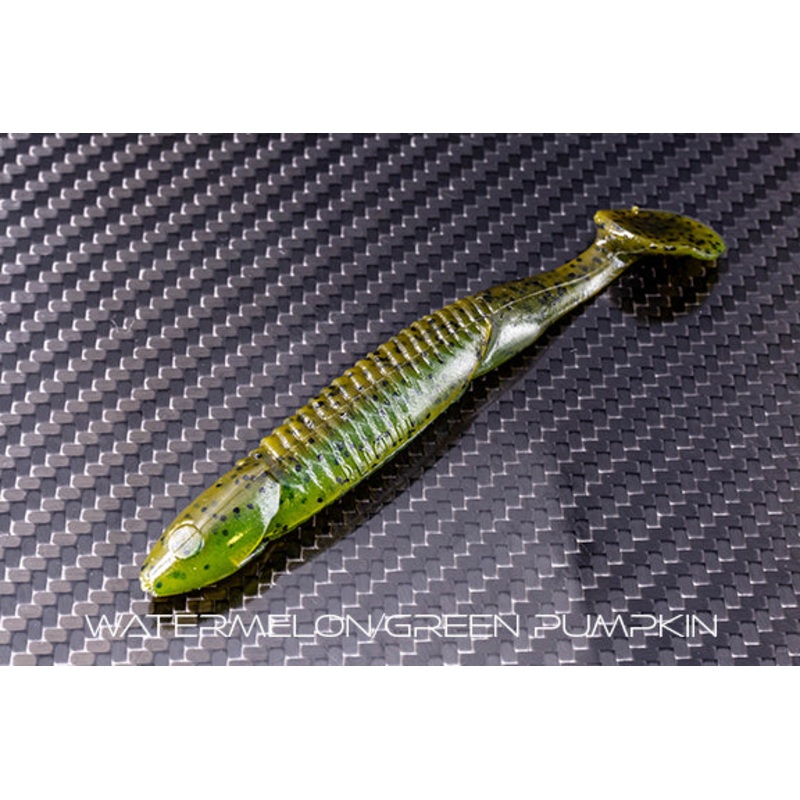 Reaction Innovations Skinny Dipper - Watermelon/Green Pumpkin  7pk