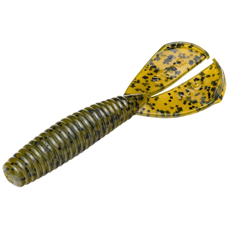Strike King Rage Baby Menace - Green Pumpkin 9pk