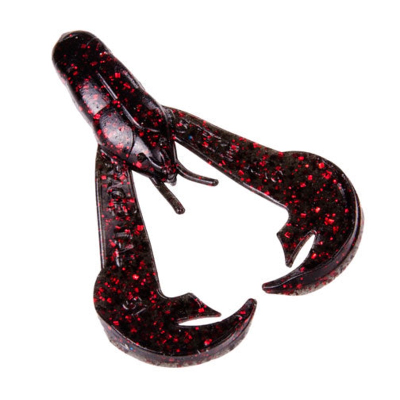 Strike King Rage Chunk - Black Neon 7pk
