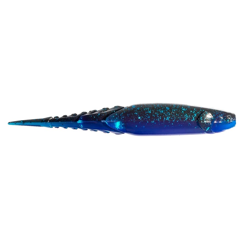 Z-Man Chatterspike 4.5" - Black Blue Laminate  5pk