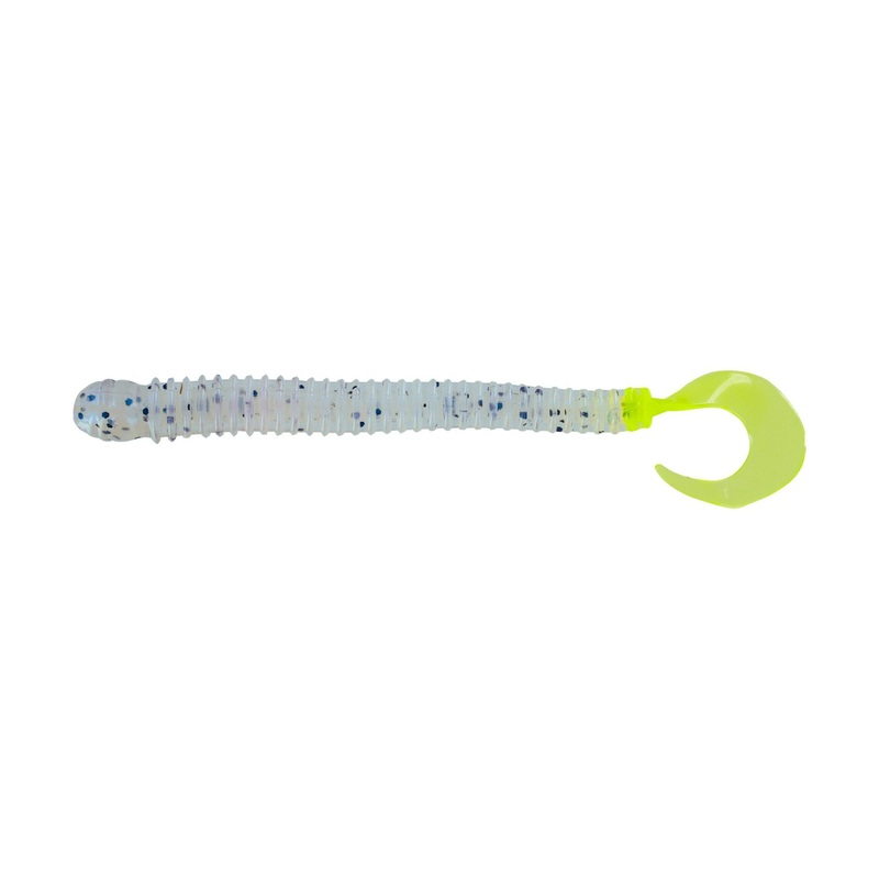 Big Bite 4" Disc Worm - Blue Pearl S&P Chart Tail