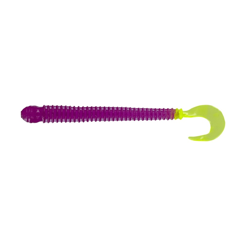 Big Bite 4" Disc Worm - Purple Chart Tail