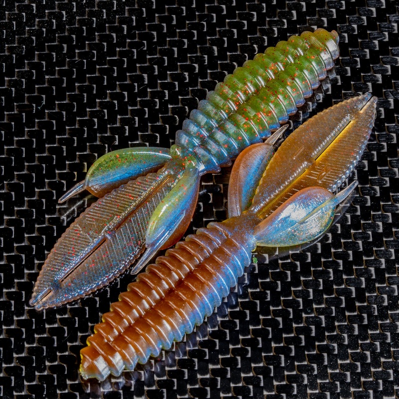 Reaction Innovations Smallie Beaver 3.5 - Magic Craw Red 10pk