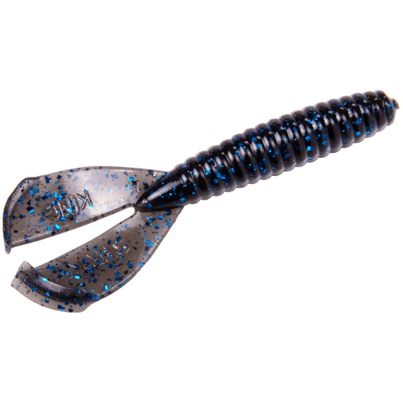 Strike King Rage Menace - Black Blue Flake 8pk