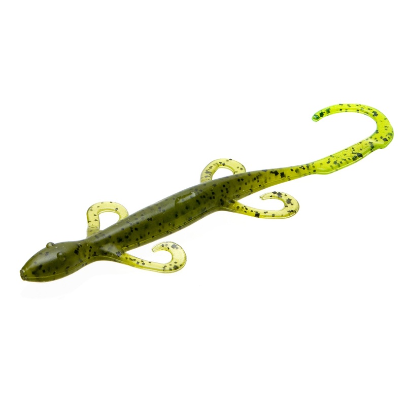 Zoom Mag Lizard 8'' Watermelon/Chart 9pk