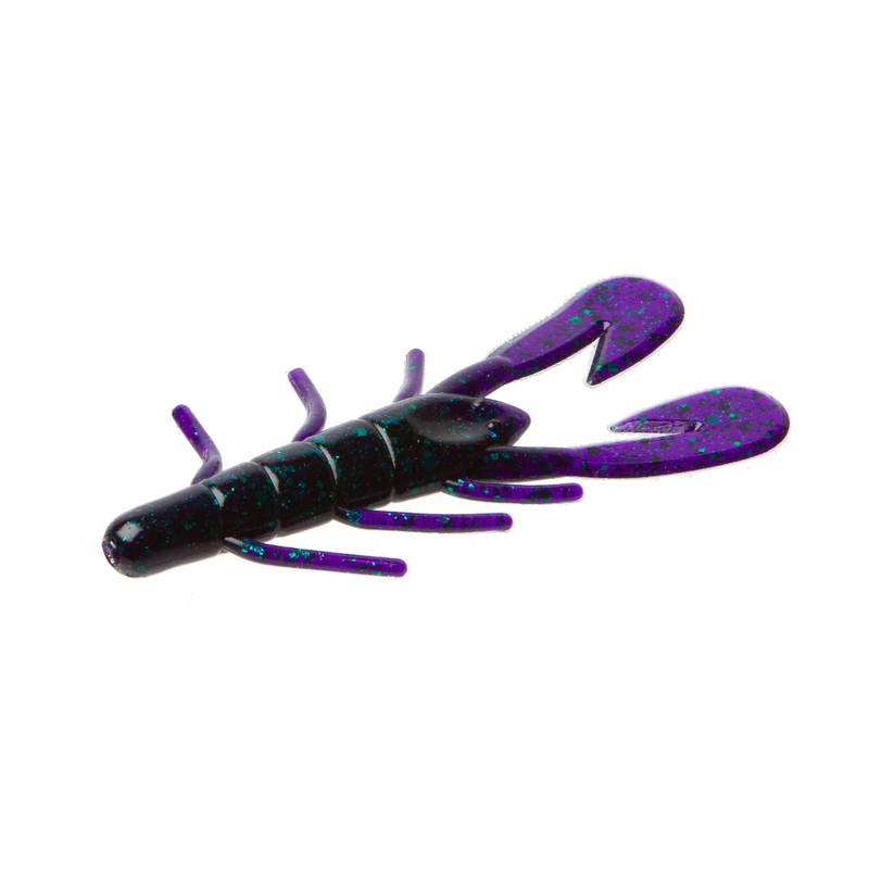 Zoom Mag U-V Speed Craw  4.25" - Junebug 10pk
