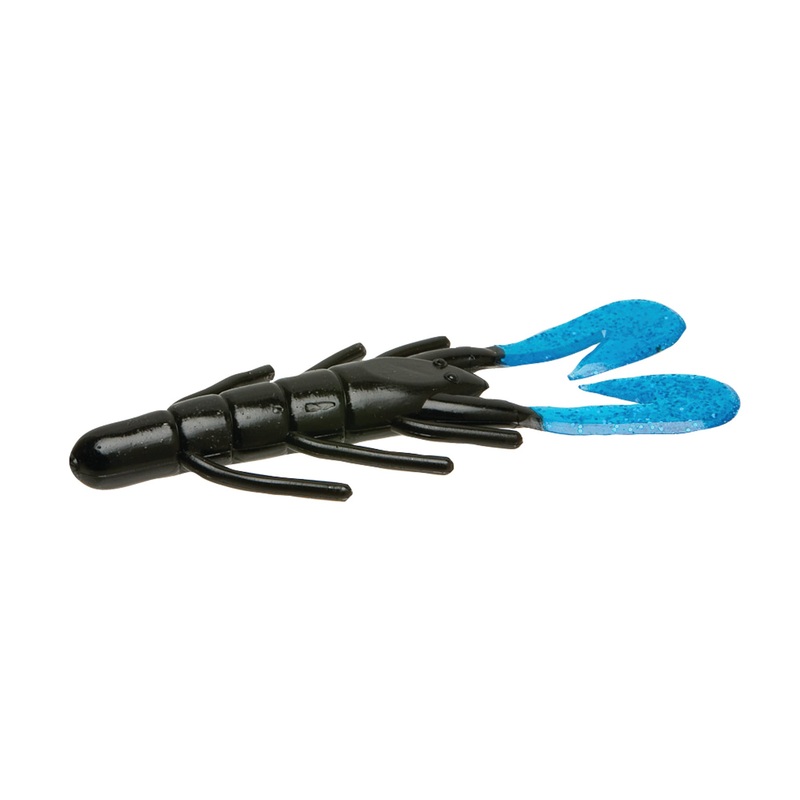 Zoom U-V Speed Craw 3.5'' - Black/Blue Claw 12pk