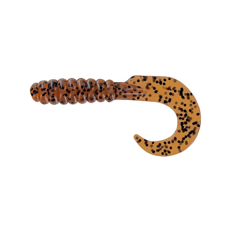 Big Bite Curl Tail Grub 3" - Pumpkinseed 10pk