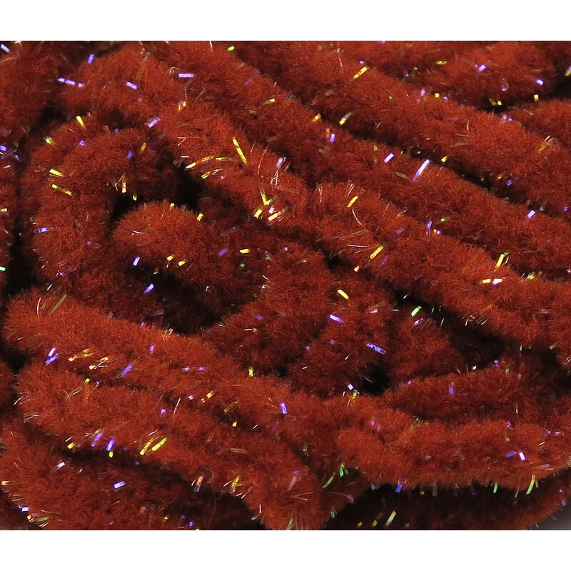 Hareline UV Galaxy Mop Chenille - Brown