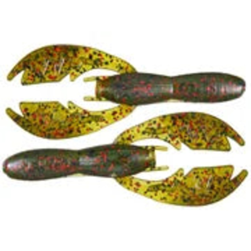 NetBait Baby Paca Craw - Green Pumpkin Red 9pk