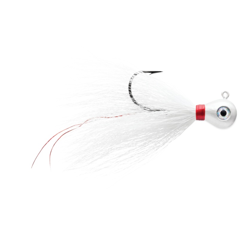 VMC Pro Series Bucktail Jig 1/2oz - White  2pk