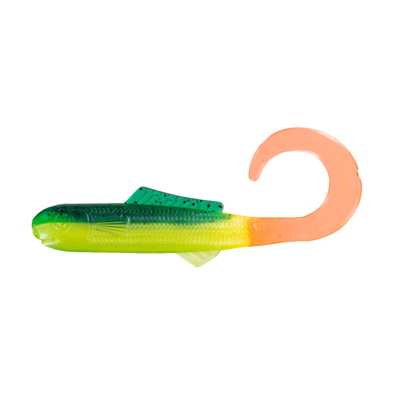 Big Bite Baits 3" Minnow-Shad Tail /Firecracker