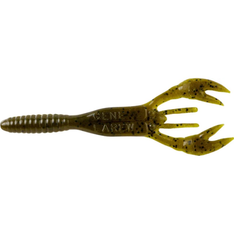 Gene Larew 4" Salt Craws 10pk - Green Pumpkin