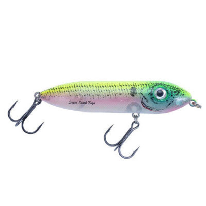 Heddon Feathered Dressed Super Spook - Okie Shad