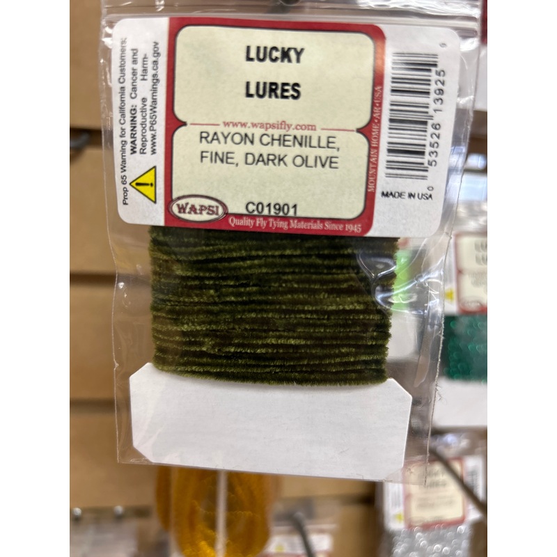 Wapsi Rayon Chenille Fine - Dk Olive