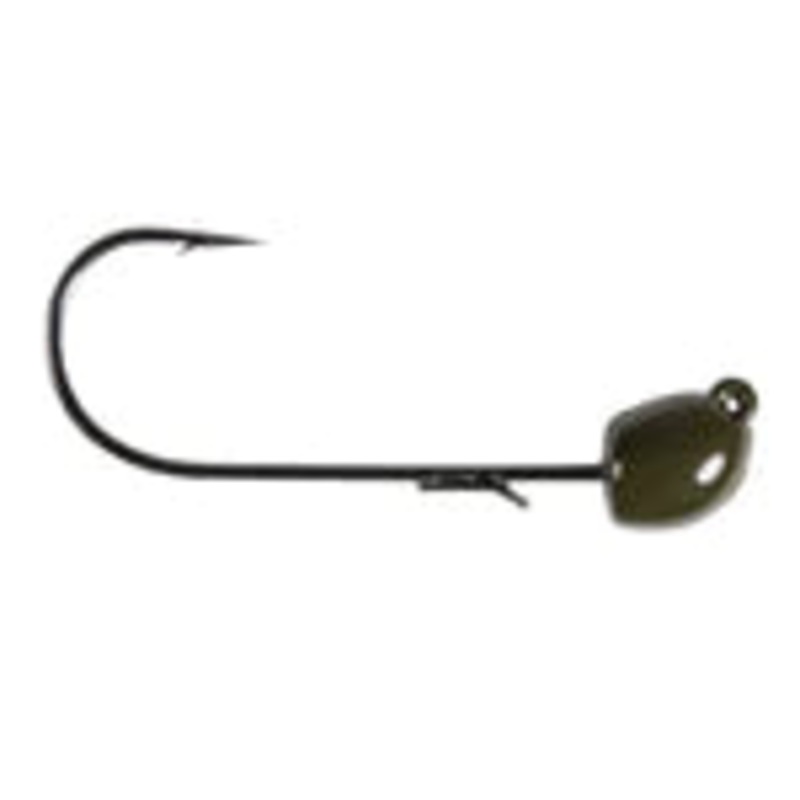 Z-Man SMH JIGHEADS 1/4 OZ - GREEN PUMPKIN  3 PACK