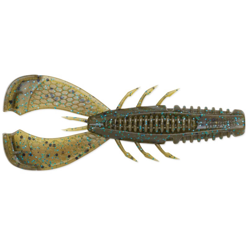 Rapala Crush City Cleanup Craw 3.5" - Green Pumpkin Blue  7pk