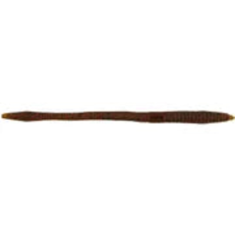Zoom Trick Worm 6.5" - Green Pumpkin Red 20pk