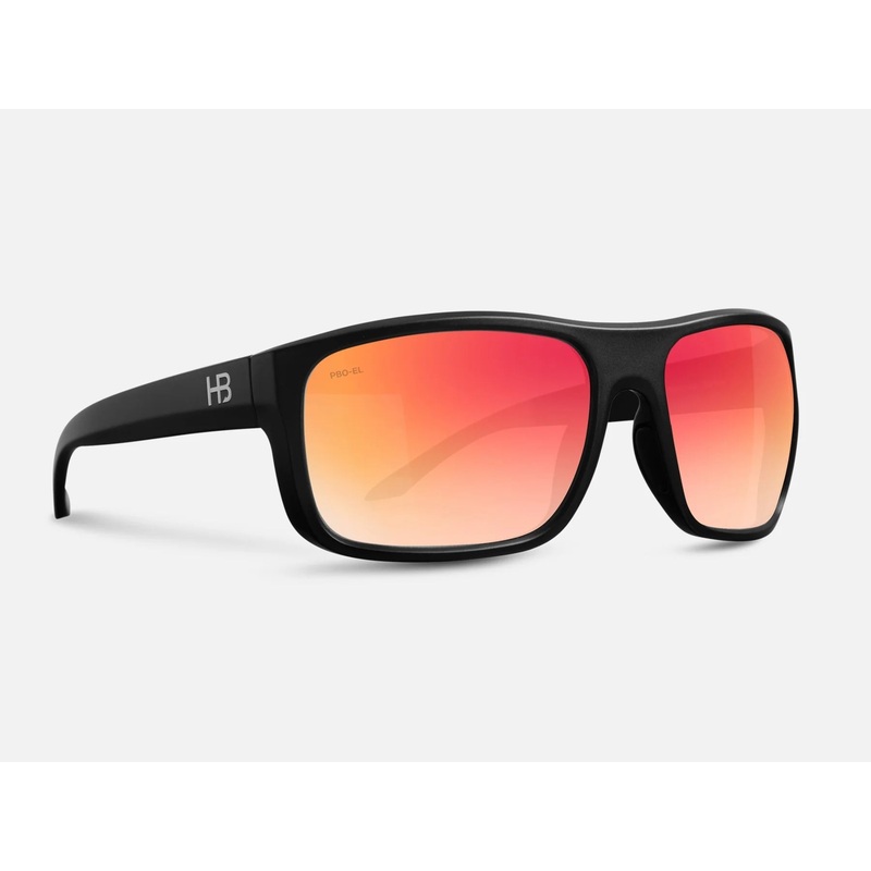 PBO Sunglasses - El Bluegreen Lens - Top Shot Black Matte