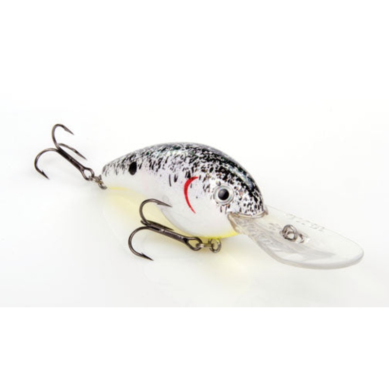 Strike King Pro Model Series 10XD (Extra Deep) Crankbait - Pearl/Blk Spatter w/Chart Belly