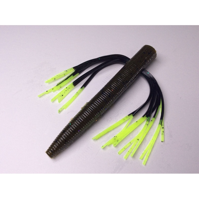 Tightlines UV NEDBAIT 3.5" - Green Pumpkin w/ Chart Tip  5pk