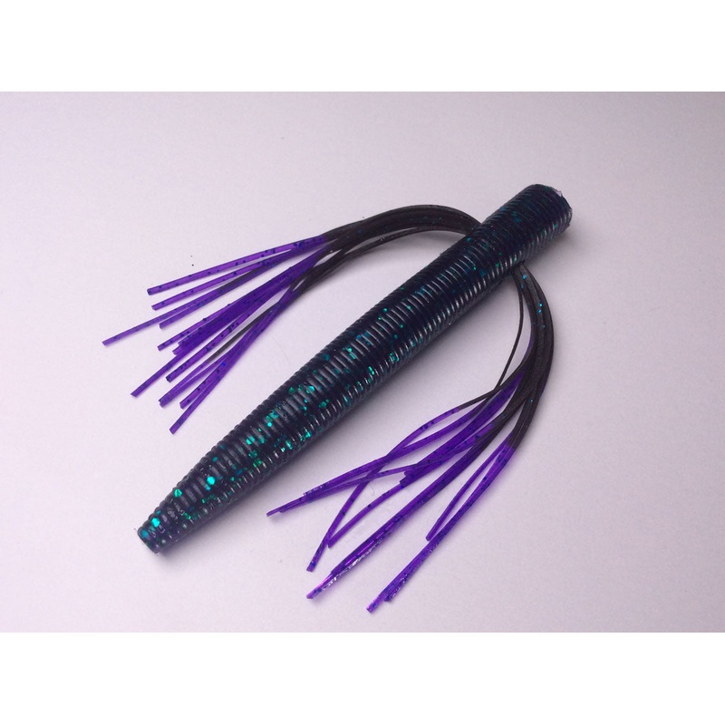 Tightlines UV NEDBAIT 3.5" - Junebug w/ Purple Tip  5pk