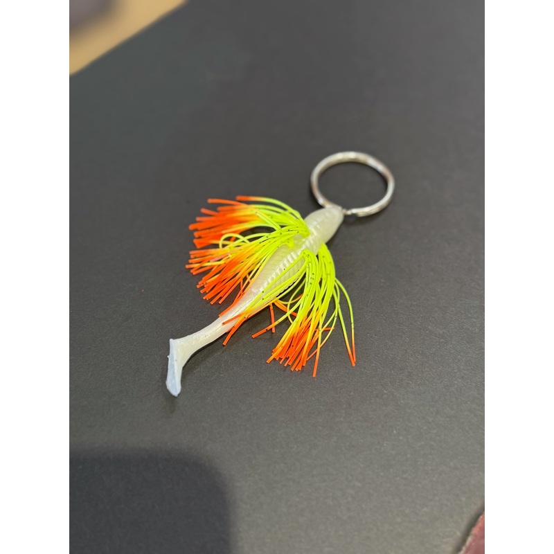 Tightlines UV Sow Belly Rattling 3.5" - Pearl w/ Salt Fire  4pk