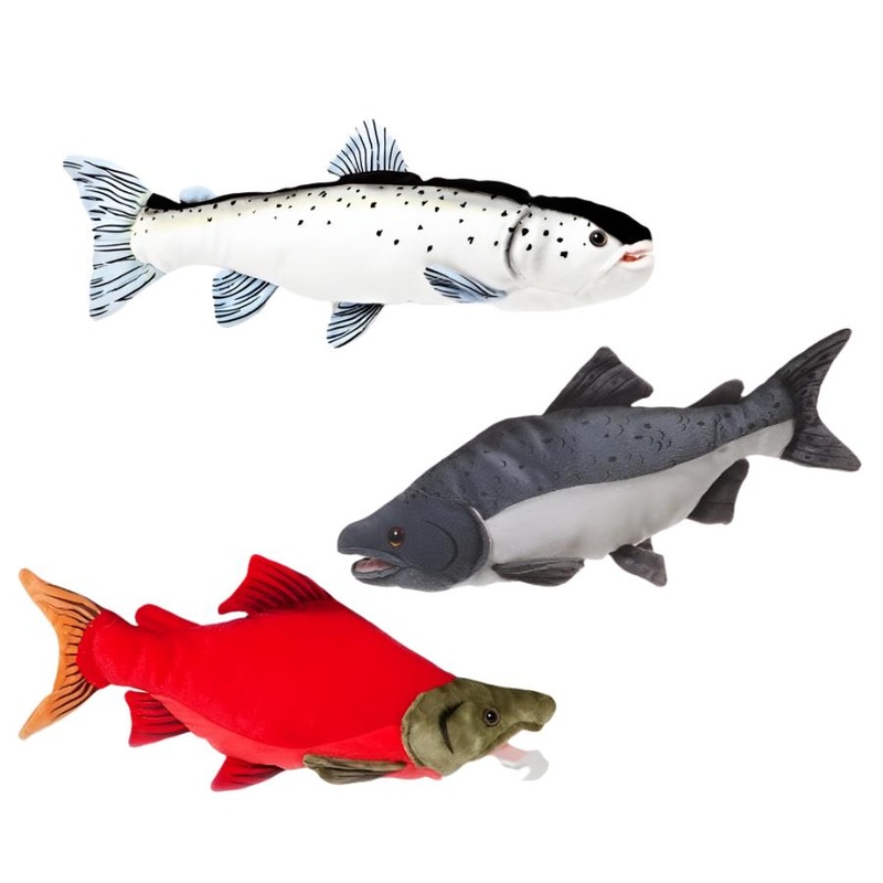 Cabin Critters Salmon Stuffies