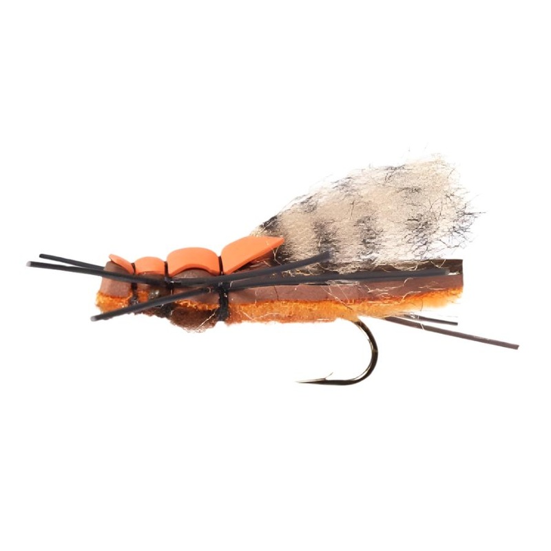 YFG Flies Franken' Salmon Foam Dry Fly