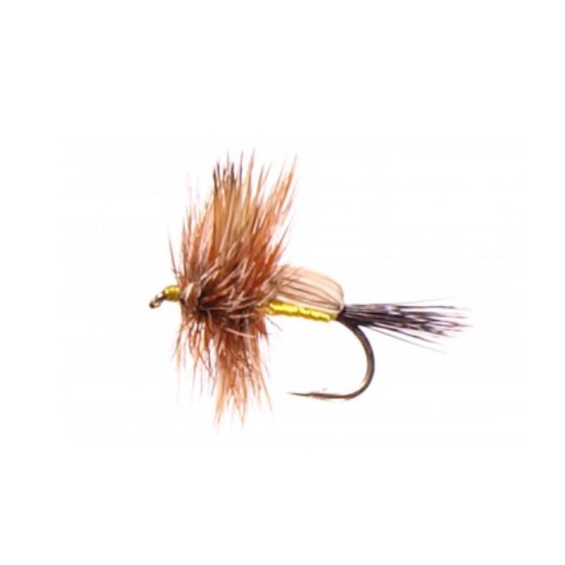 YFG Flies Yellow Humpy Dry Fly