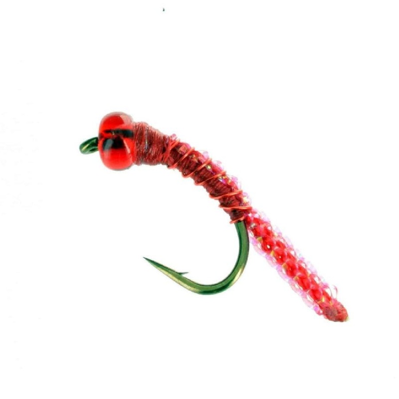 Catch Flies Red Hot Worm Fly