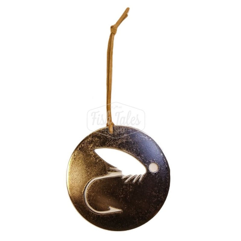 MK Steel Fly Fishing Ornament