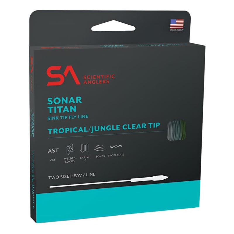 SA Sonar Titan Jungle Clear Tip Tropical Sink Tip Fly Line