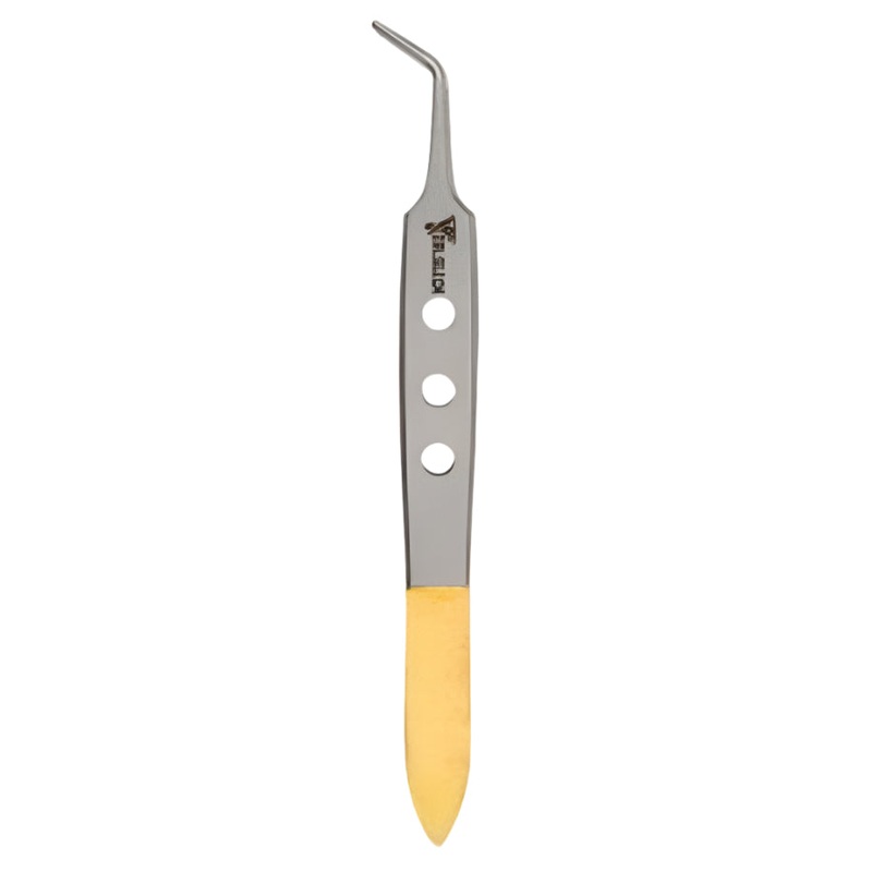 Dr. Slick Bishop Tweezers - Curved Tip