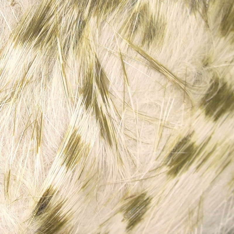 Hareline Olive Barred Rabbit Strips