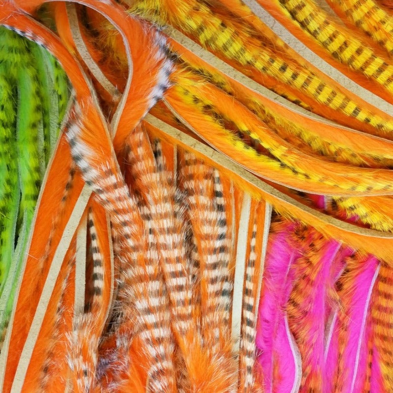 Hareline Tiger Barred Rabbit Strips