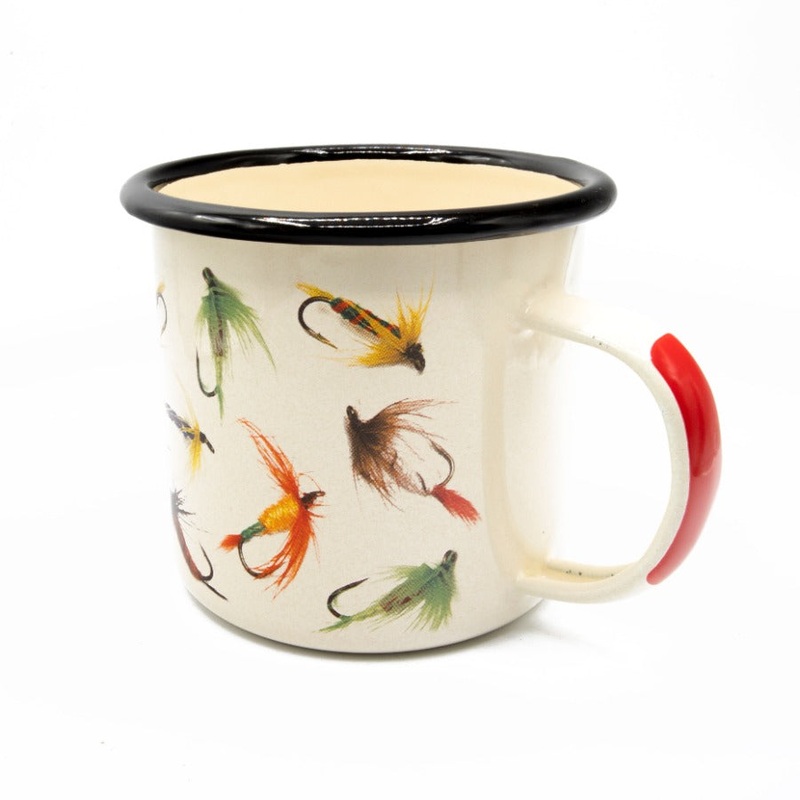 Enamel Mug With Flies