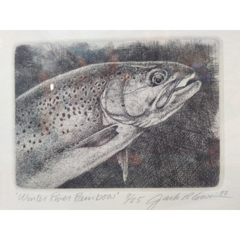 Jack L. Cowin - Winter River Rainbow - Fine Art Print