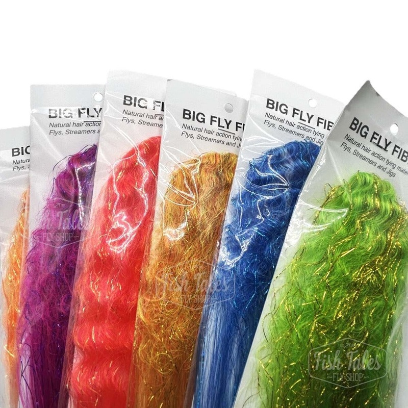 Hedron Curled Big Fly Fiber Flash Blends