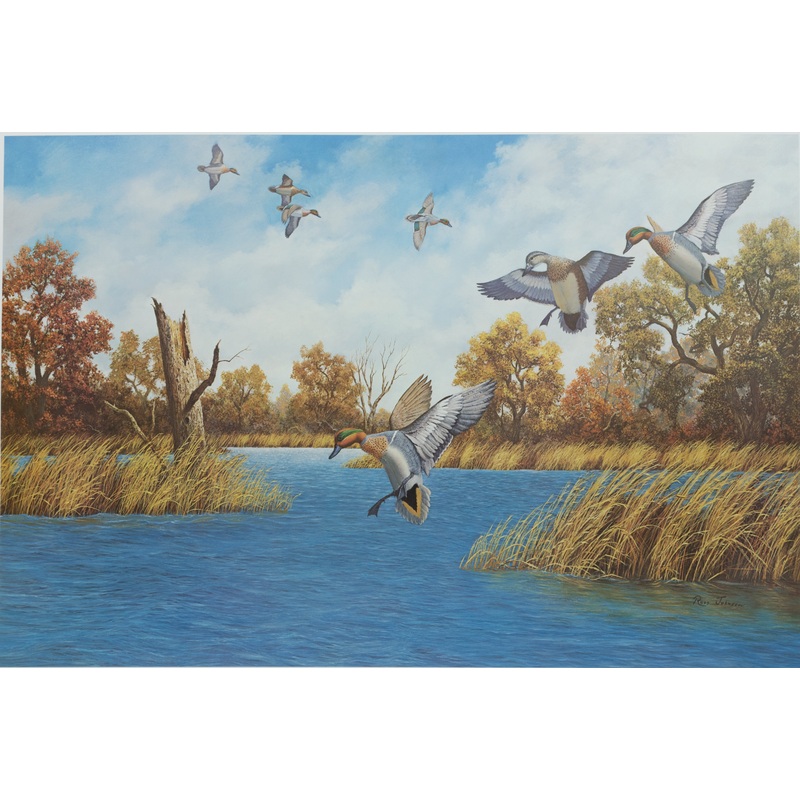 Russell Johnson - Teal Time - Fine Art Print