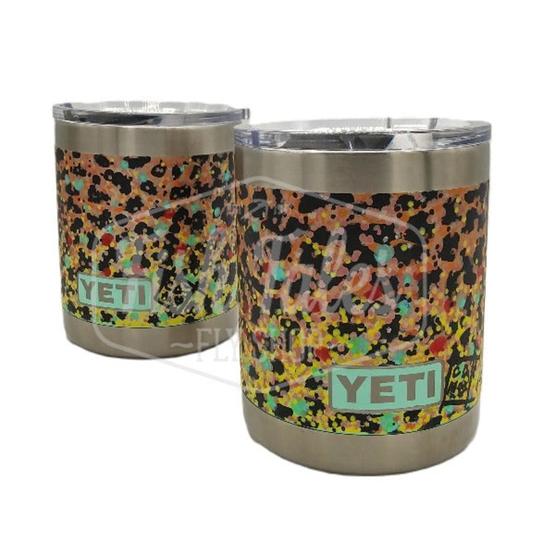 Custom Painted 10oz Yeti Lowball Tumbler