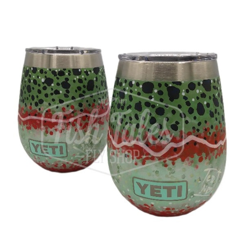 Custom Painted Yeti 10oz Wine Tumbler