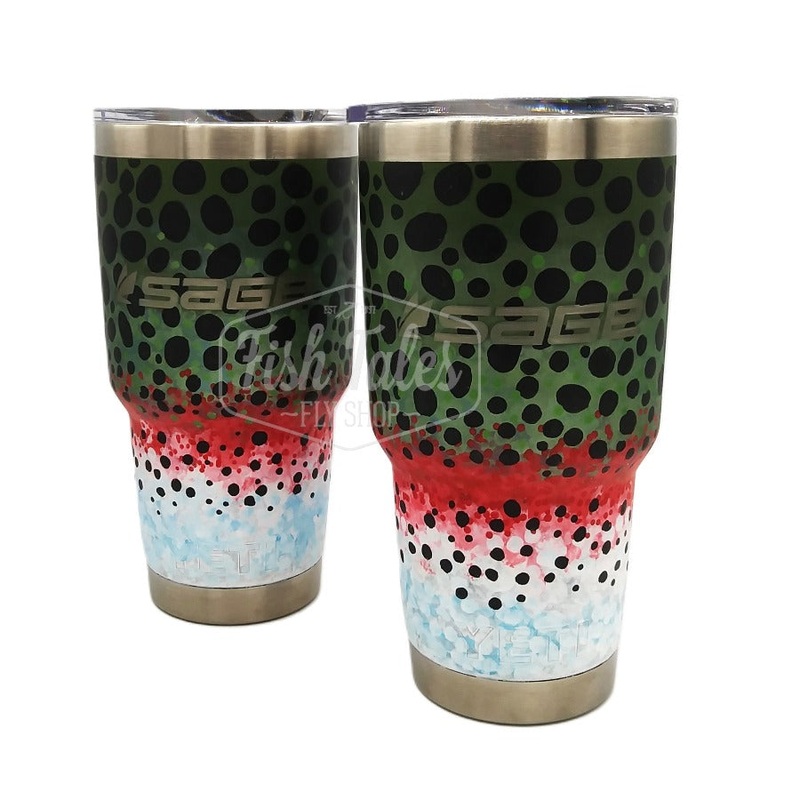 Custom Painted Sage Yeti 30oz Tumbler