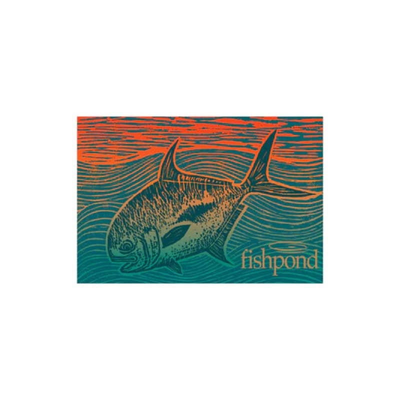 Fishpond Permit Paradise Sticker 5"